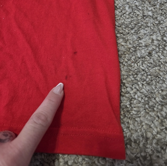 Vtg Wilson Athletics Baseball Style Jersey TShirt Red Gray 3X - Picture 6 of 10